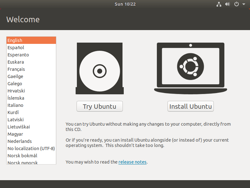 مراحل نصب Ubuntu